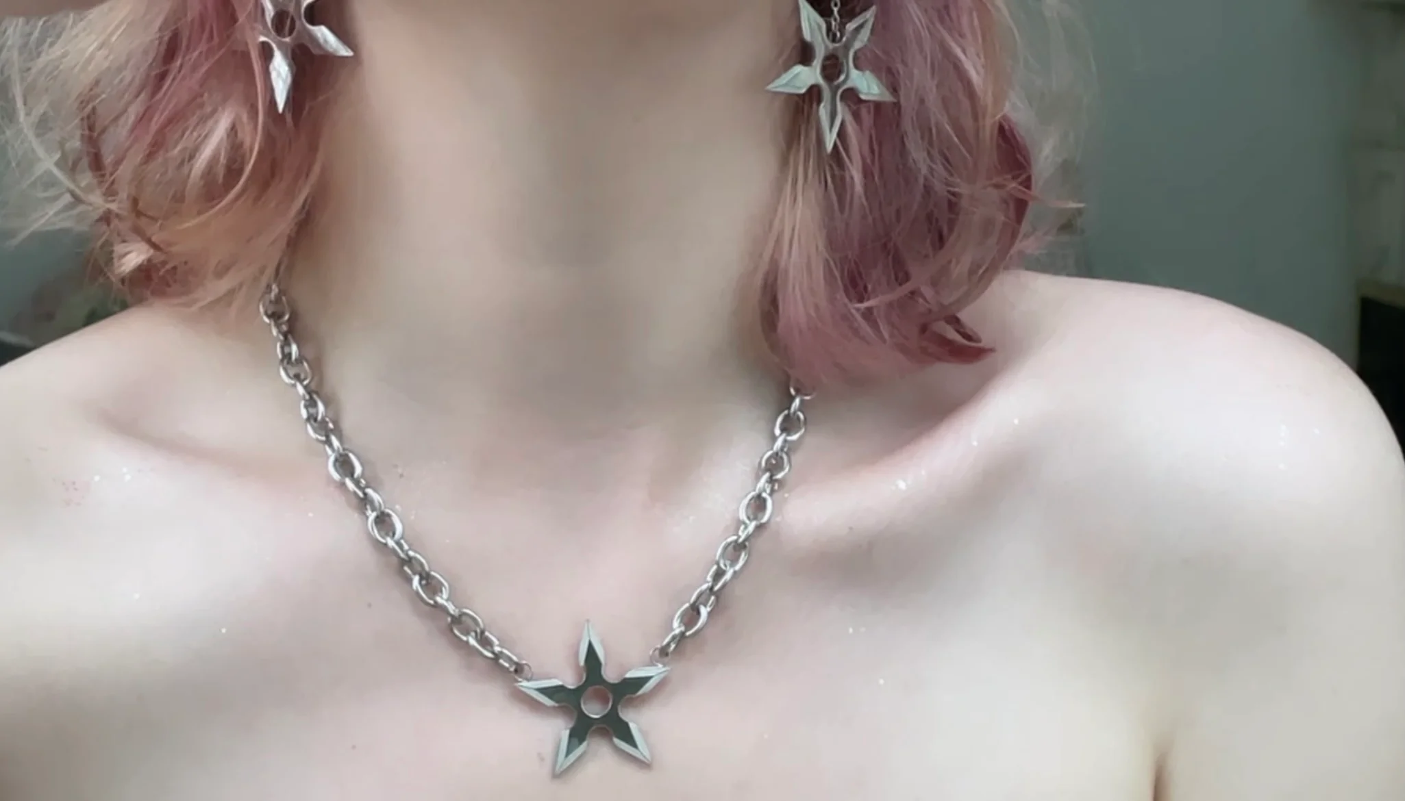 Ninja Star Earrings - Image 4