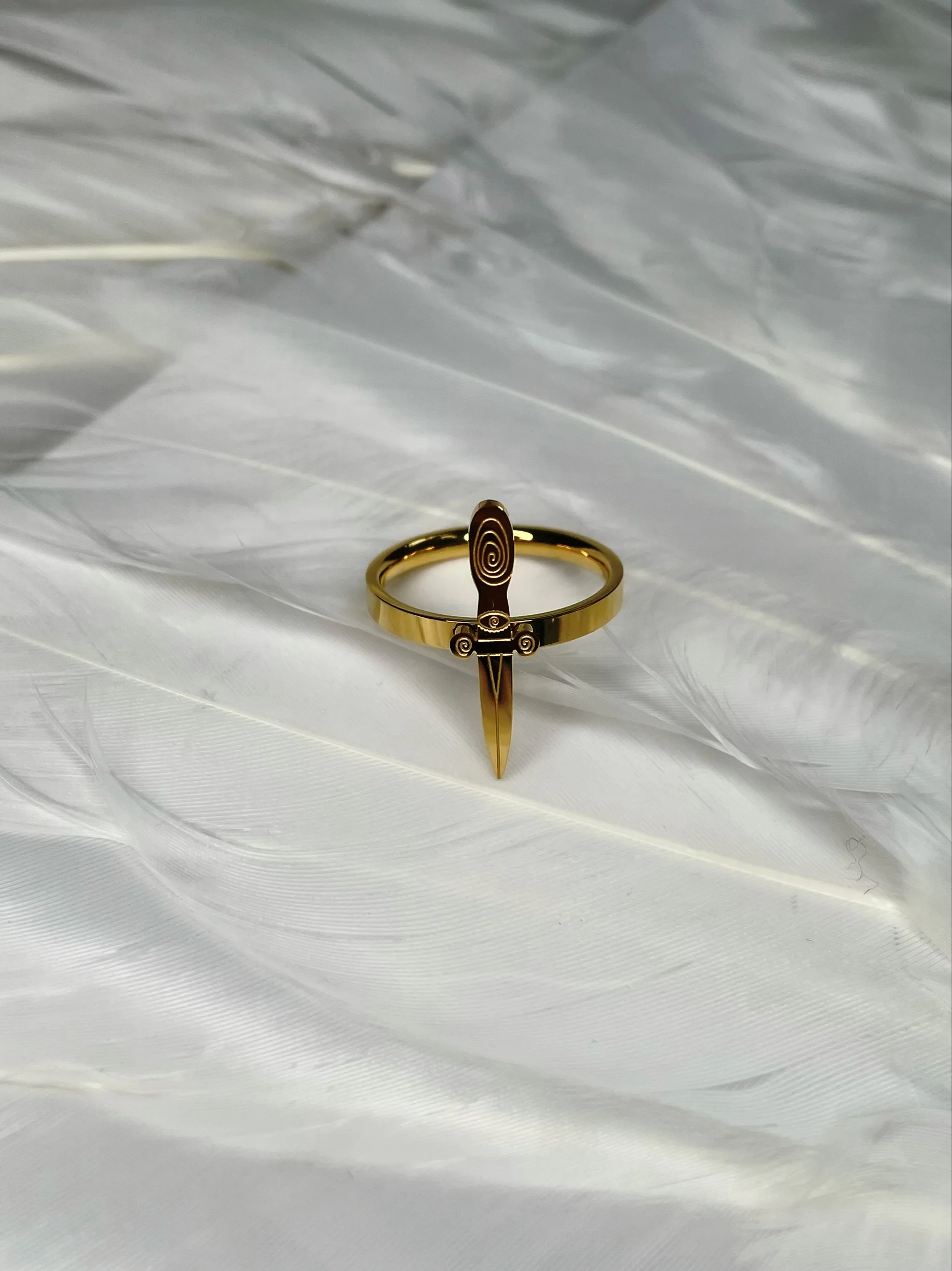 Swirl Knife Ring - Image 4